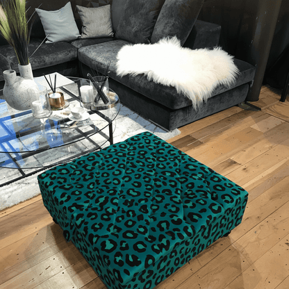 Elegantly Crafted Square Ottoman Bench Tufted Style bec - ISTOOLS