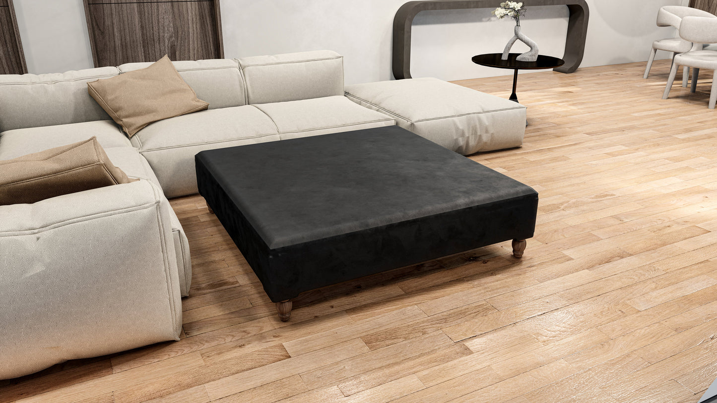 Extra large plain top square coffee table - ISTOOLS