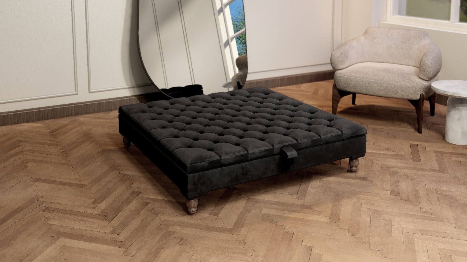 Extra large square coffee table chesterfield - ISTOOLS