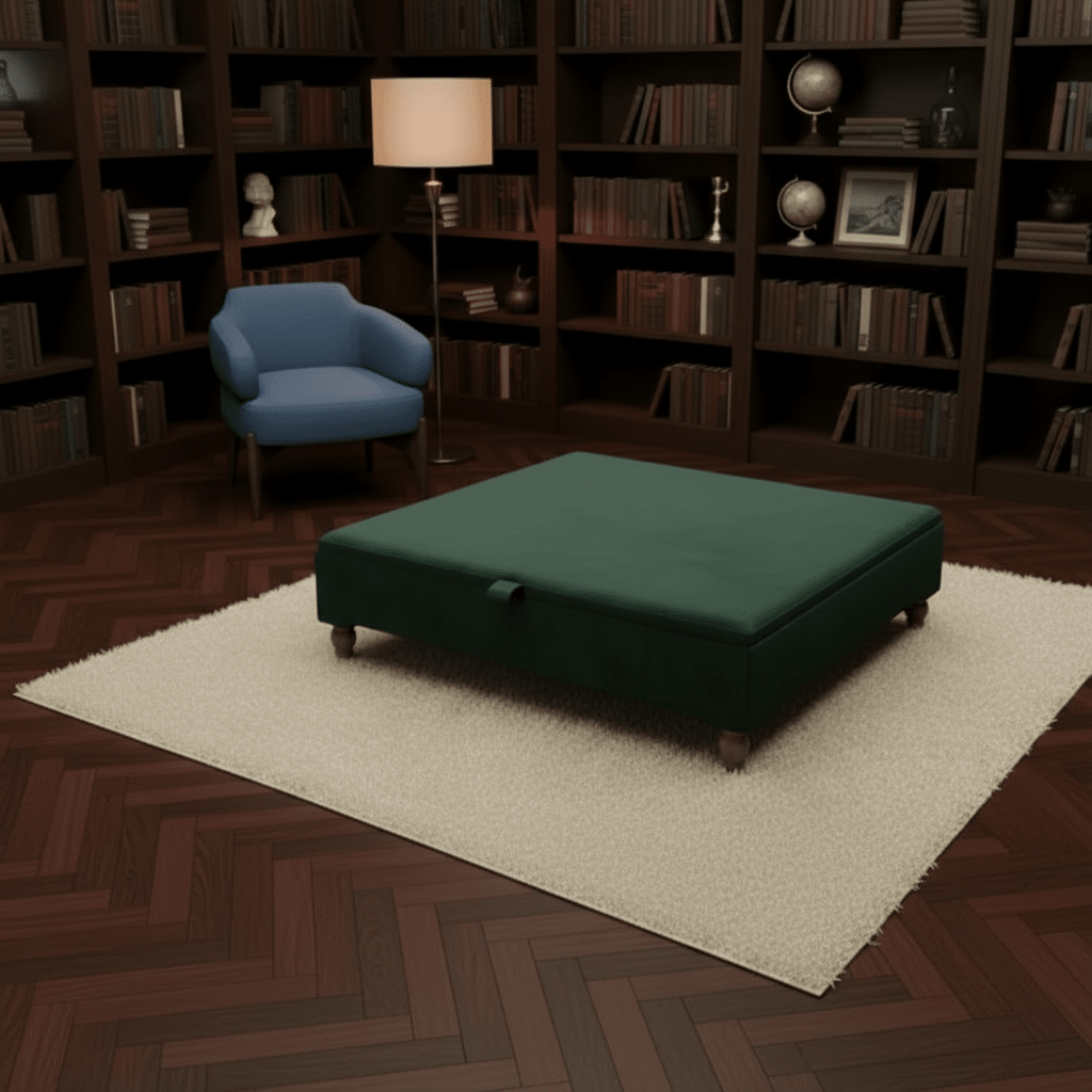 Extra Large Square Coffee Table – ISTOOLS Modern Plain Top UK - ISTOOLS