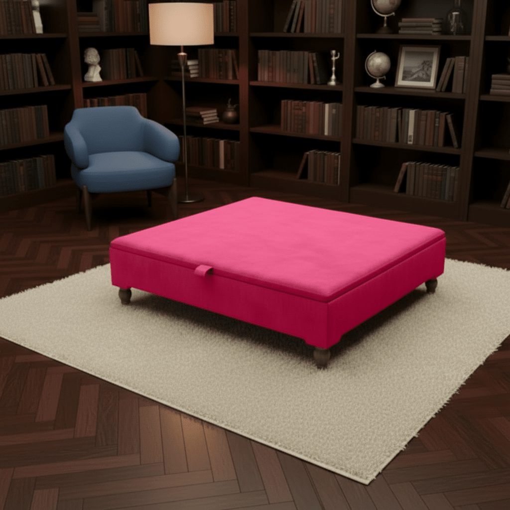 Extra Large Square Coffee Table – ISTOOLS Modern Plain Top UK - ISTOOLS