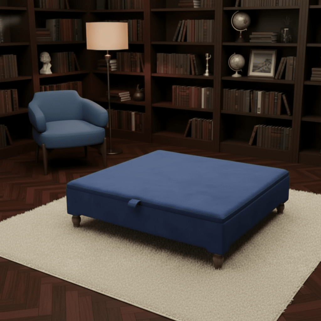 Extra Large Square Coffee Table – ISTOOLS Modern Plain Top UK - ISTOOLS