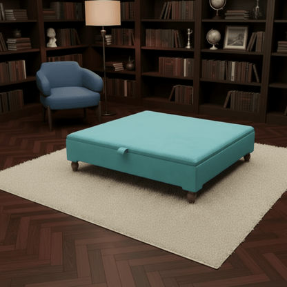 Extra Large Square Coffee Table – ISTOOLS Modern Plain Top UK - ISTOOLS