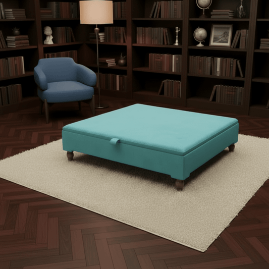 Extra Large Square Coffee Table – ISTOOLS Modern Plain Top UK - ISTOOLS