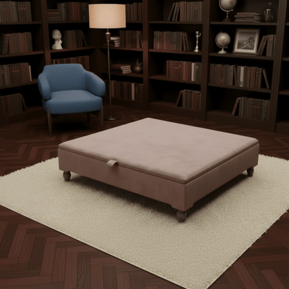 Extra Large Square Coffee Table – ISTOOLS Modern Plain Top UK - ISTOOLS