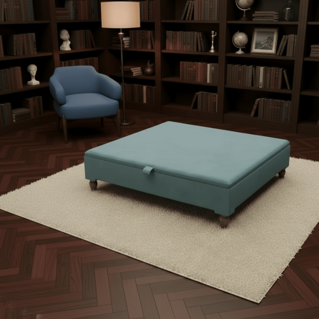 Extra Large Square Coffee Table – ISTOOLS Modern Plain Top UK - ISTOOLS