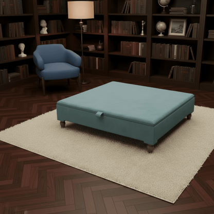 Extra Large Square Coffee Table – ISTOOLS Modern Plain Top UK - ISTOOLS