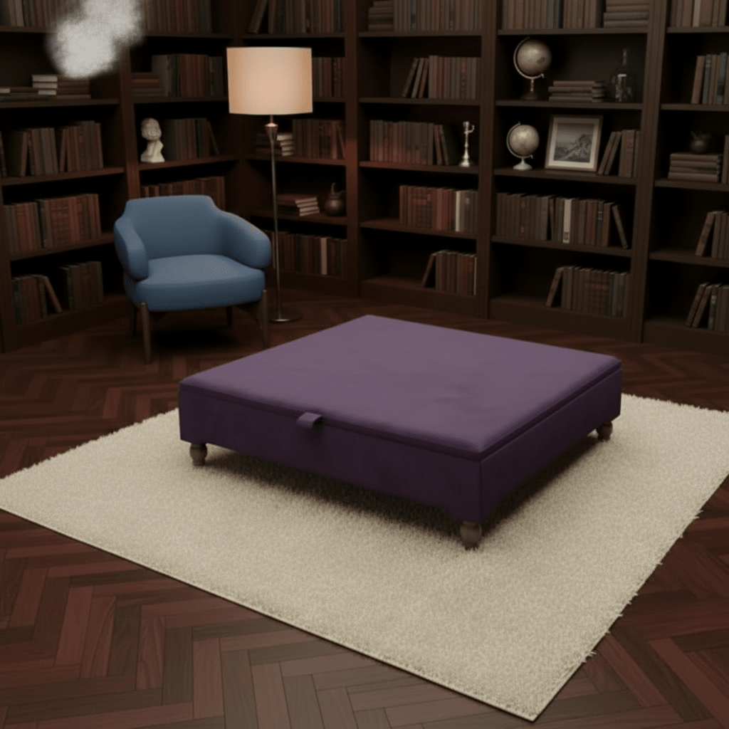 Extra Large Square Coffee Table – ISTOOLS Modern Plain Top UK - ISTOOLS