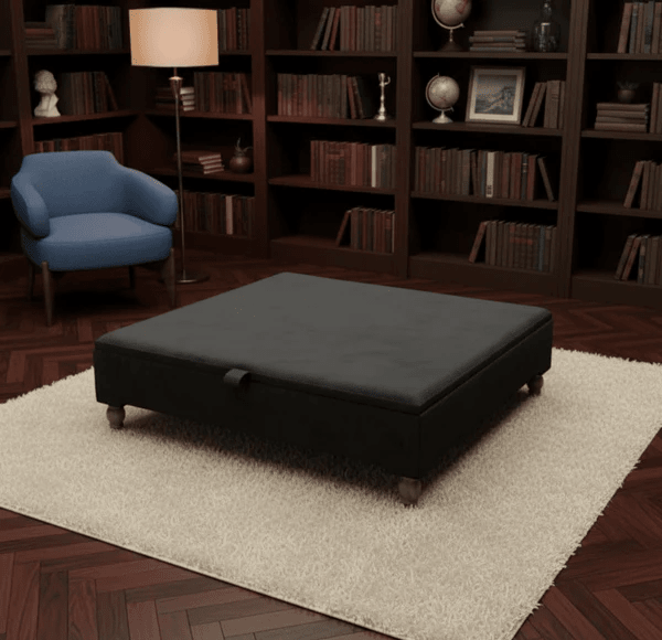 Extra Large Square Coffee Table – ISTOOLS Modern Plain Top UK - ISTOOLS