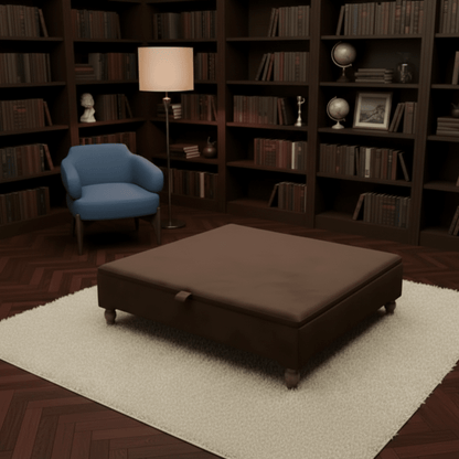 Extra Large Square Coffee Table – ISTOOLS Modern Plain Top UK - ISTOOLS