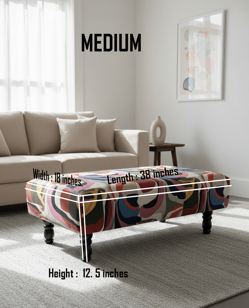 Footstool Floral vue bench coffee table - ISTOOLS