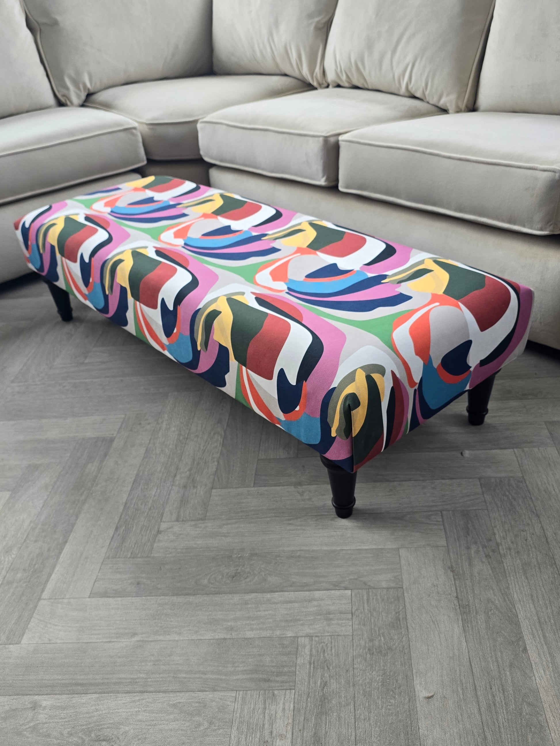 Footstool Floral vue bench coffee table - ISTOOLS