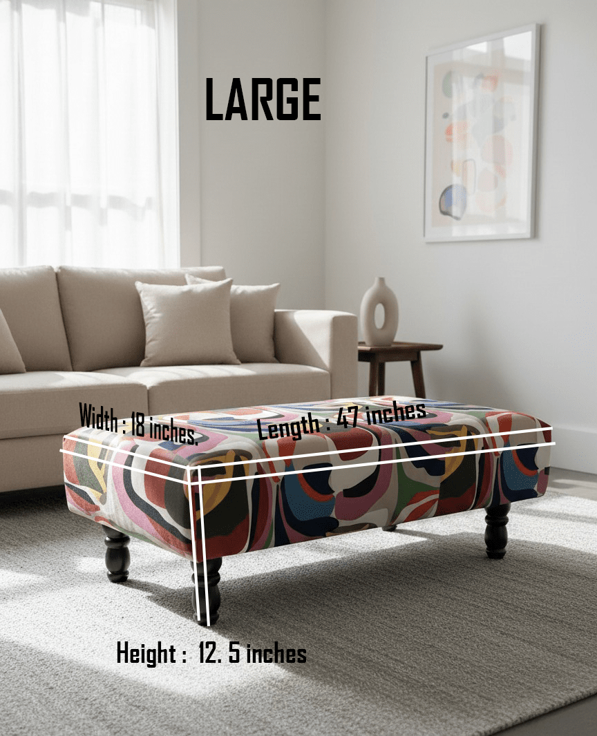 Footstool Floral vue bench coffee table - ISTOOLS