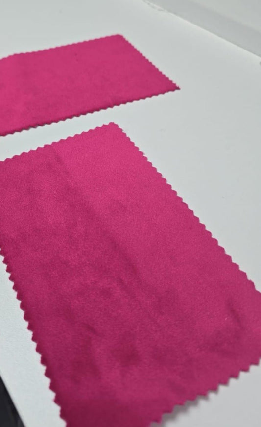 Fuchsia pink ottoman storage with plain & lid acrylic legs - ISTOOLS