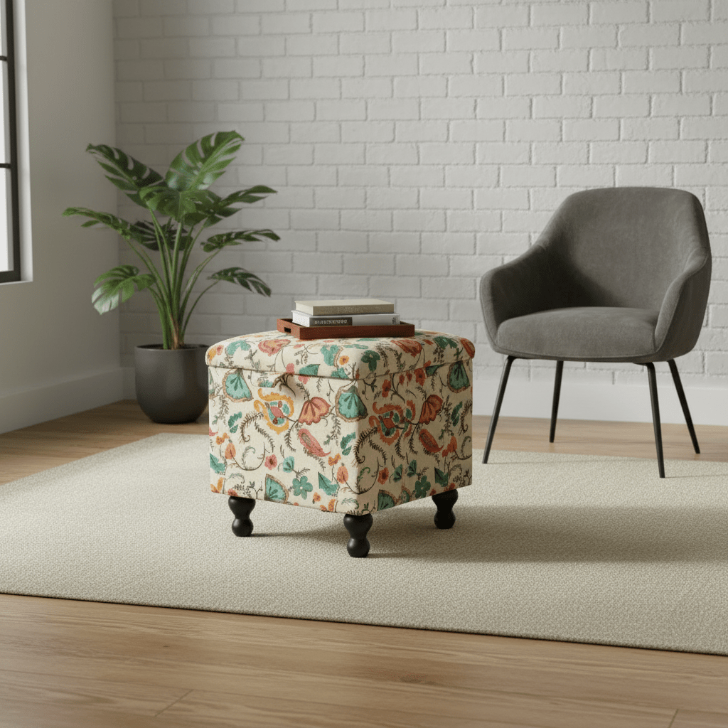 Hallway Shoe Storage Seat – Stylish, Durable, & Artistic Footstool for Entryways - ISTOOLS