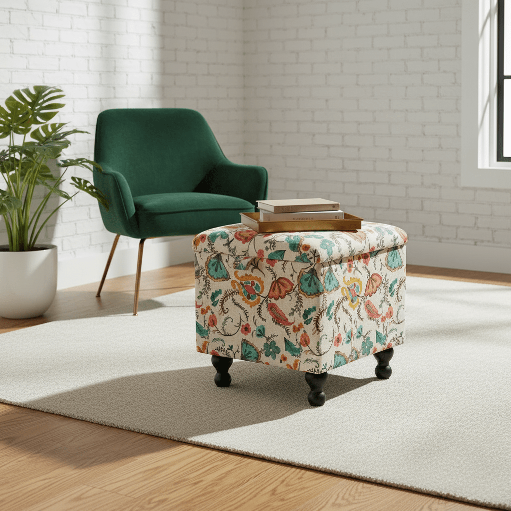 Hallway Shoe Storage Seat – Stylish, Durable, & Artistic Footstool for Entryways - ISTOOLS