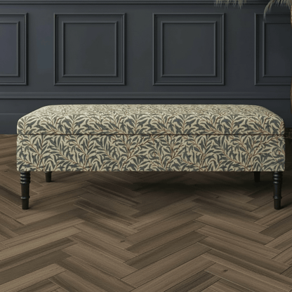 Hand - Upholstered Blanket Box Smooth Top Contemporary Aesthetic - ISTOOLS