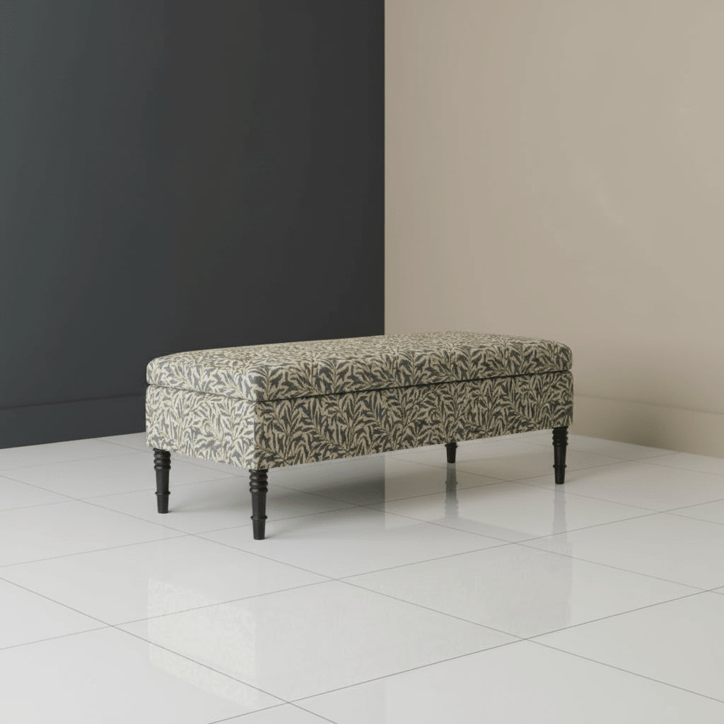 Hand - Upholstered Blanket Box Smooth Top Contemporary Aesthetic - ISTOOLS