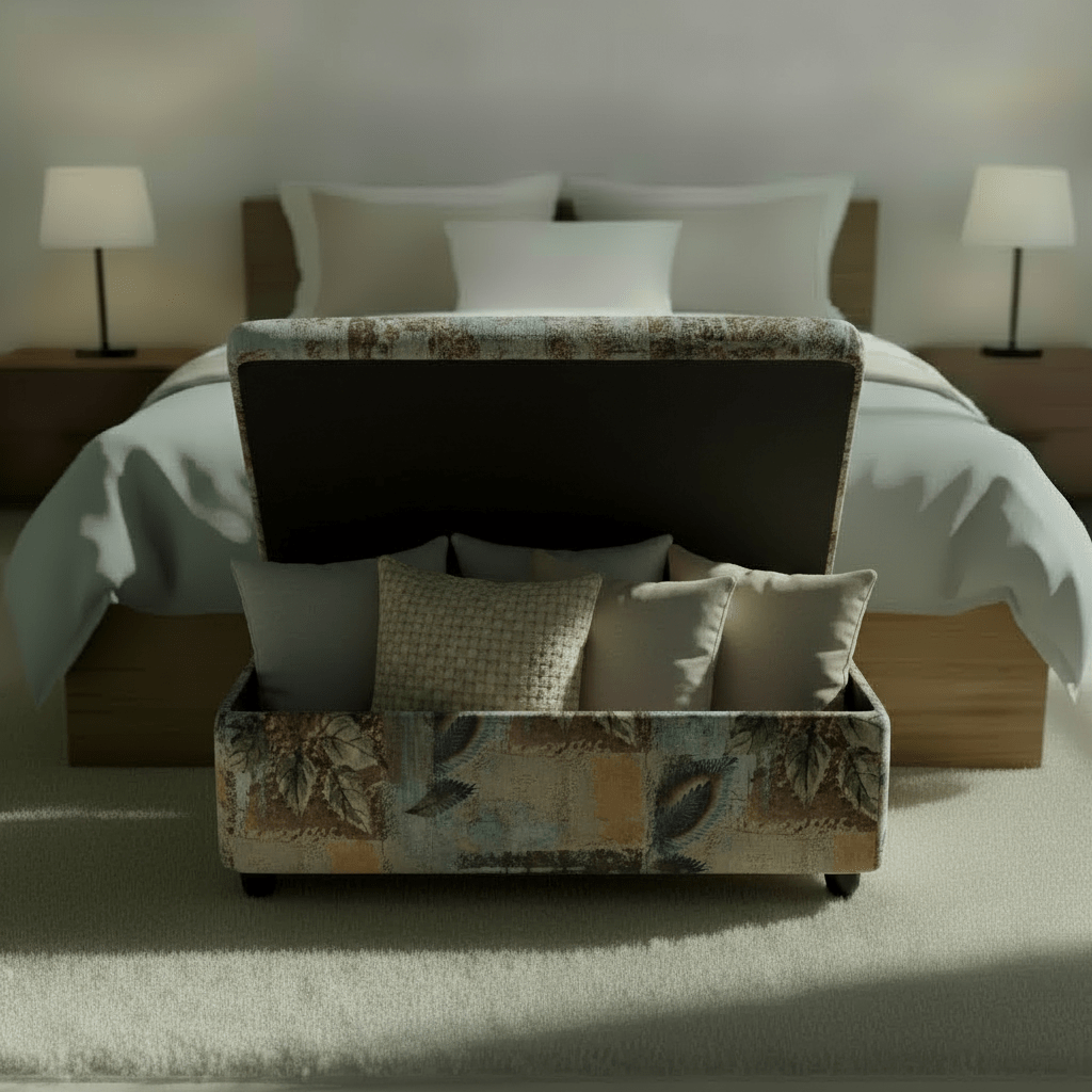 Handcrafted Bedroom Storage Box Smooth Lid Aesthetic - ISTOOLS