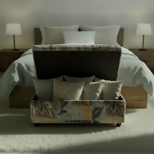 Handcrafted Bedroom Storage Box Smooth Lid Aesthetic - ISTOOLS
