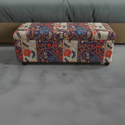 Handcrafted Bedroom Storage Ottoman Expressive Aesthetic - ISTOOLS
