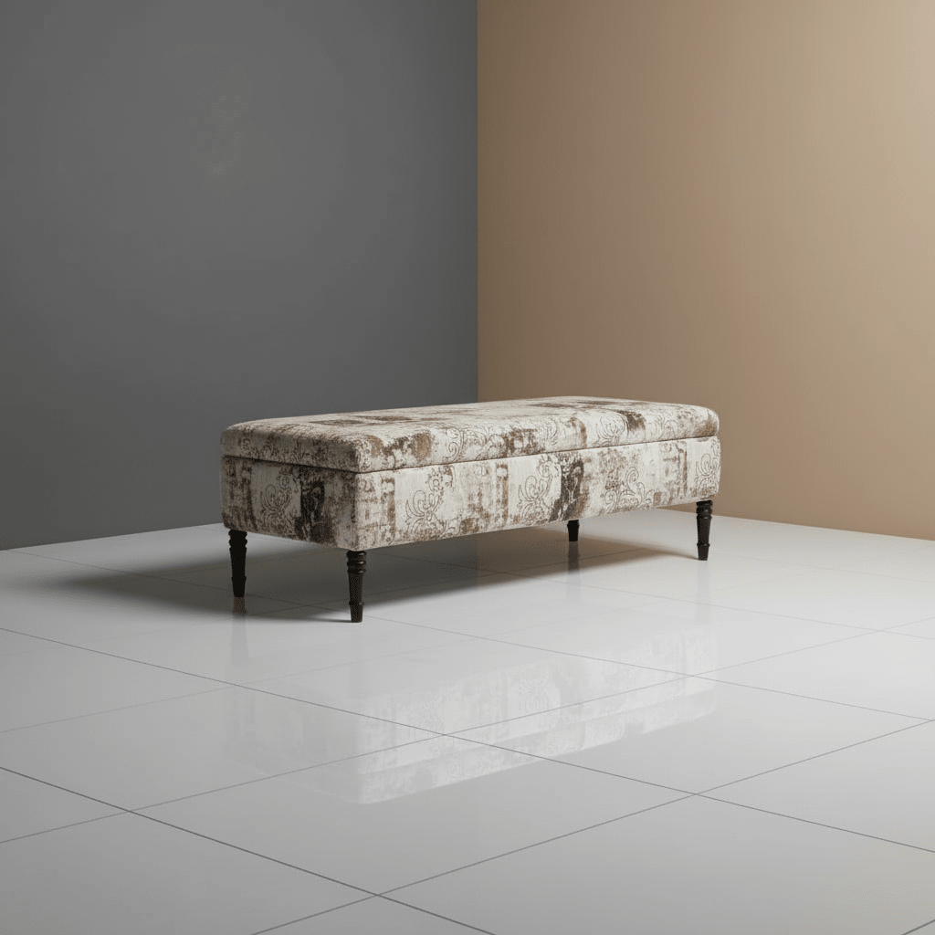 Handcrafted Lounge Centrepiece Bench Multi - Toned Designer Finish - ISTOOLS