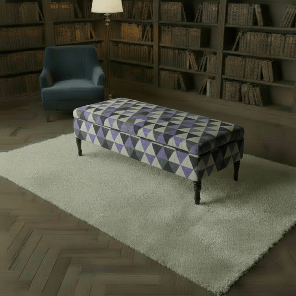 Handcrafted Rectangular Ottoman Centrepiece Aesthetic - ISTOOLS