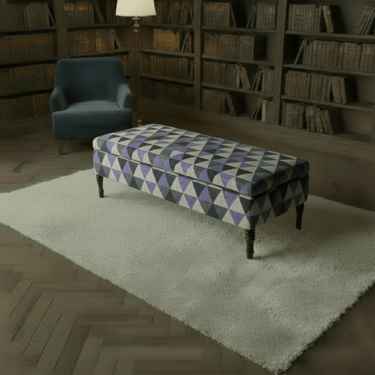 Handcrafted Rectangular Ottoman Centrepiece Aesthetic - ISTOOLS