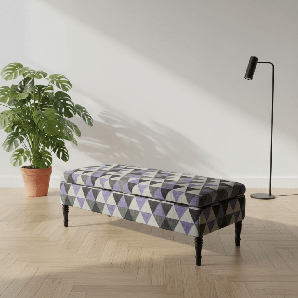 Handcrafted Rectangular Ottoman Centrepiece Aesthetic - ISTOOLS