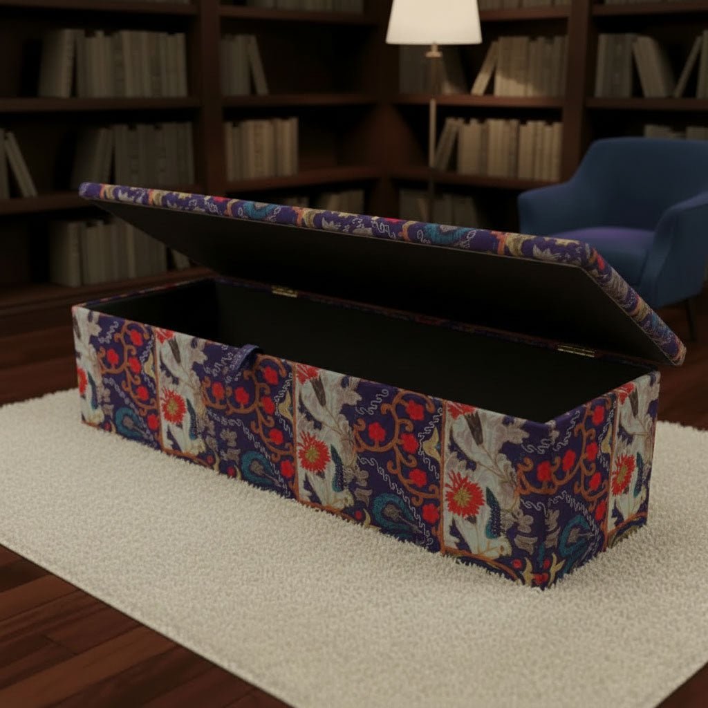 Handcrafted Storage Ottoman Expressive Aesthetic Multi - Room - ISTOOLS