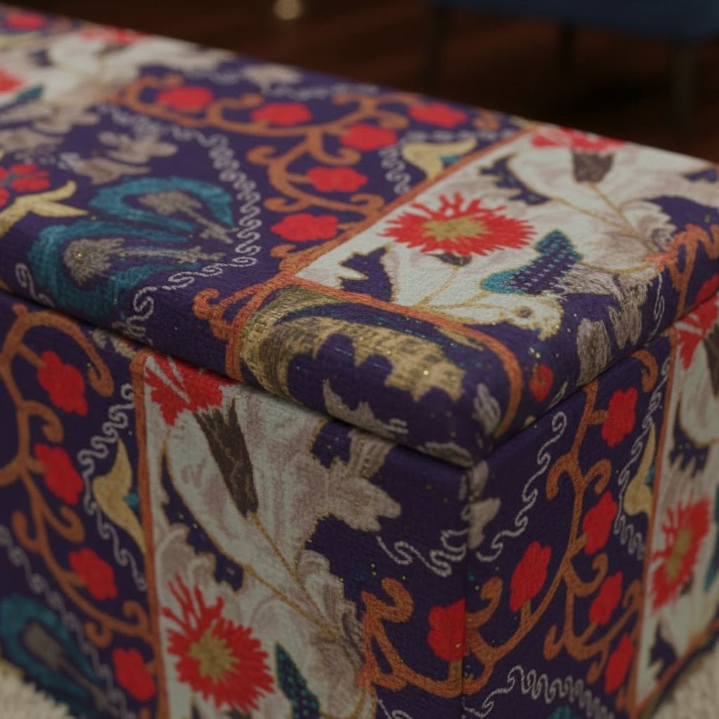 Handcrafted Storage Ottoman Expressive Aesthetic Multi - Room - ISTOOLS