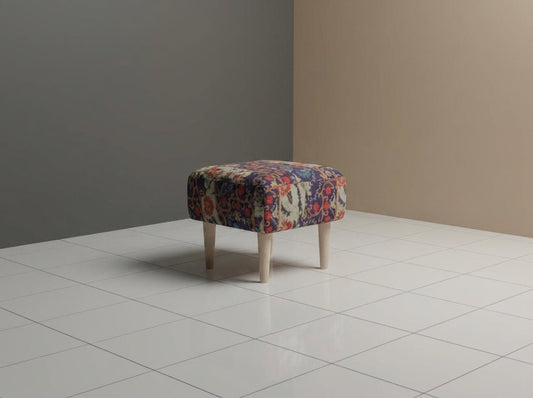 Handcrafted Storage Ottoman Expressive Aesthetic Smooth Top - ISTOOLS
