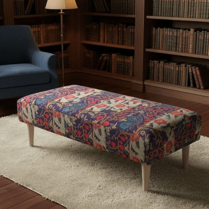 Handcrafted Storage Ottoman Expressive Aesthetic Smooth Top - ISTOOLS
