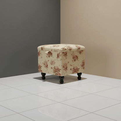 Handcrafted Tray Table Base & Footstool Combo – Multi - Purpose Storage Ottoman UK - ISTOOLS