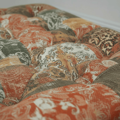 Handcrafted Tufted Footstool Table Contemporary Print UK - ISTOOLS