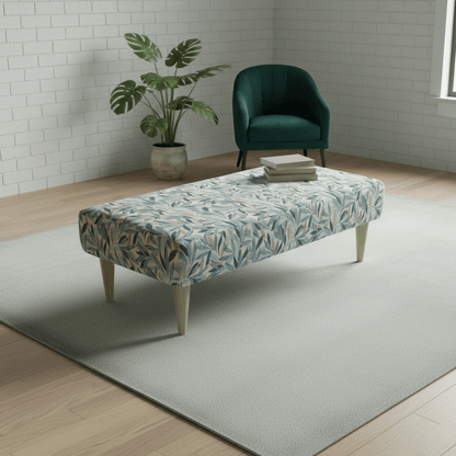 Handcrafted UK Seating Bench – Durable Upholstered Designer Bench for Living Room - ISTOOLS
