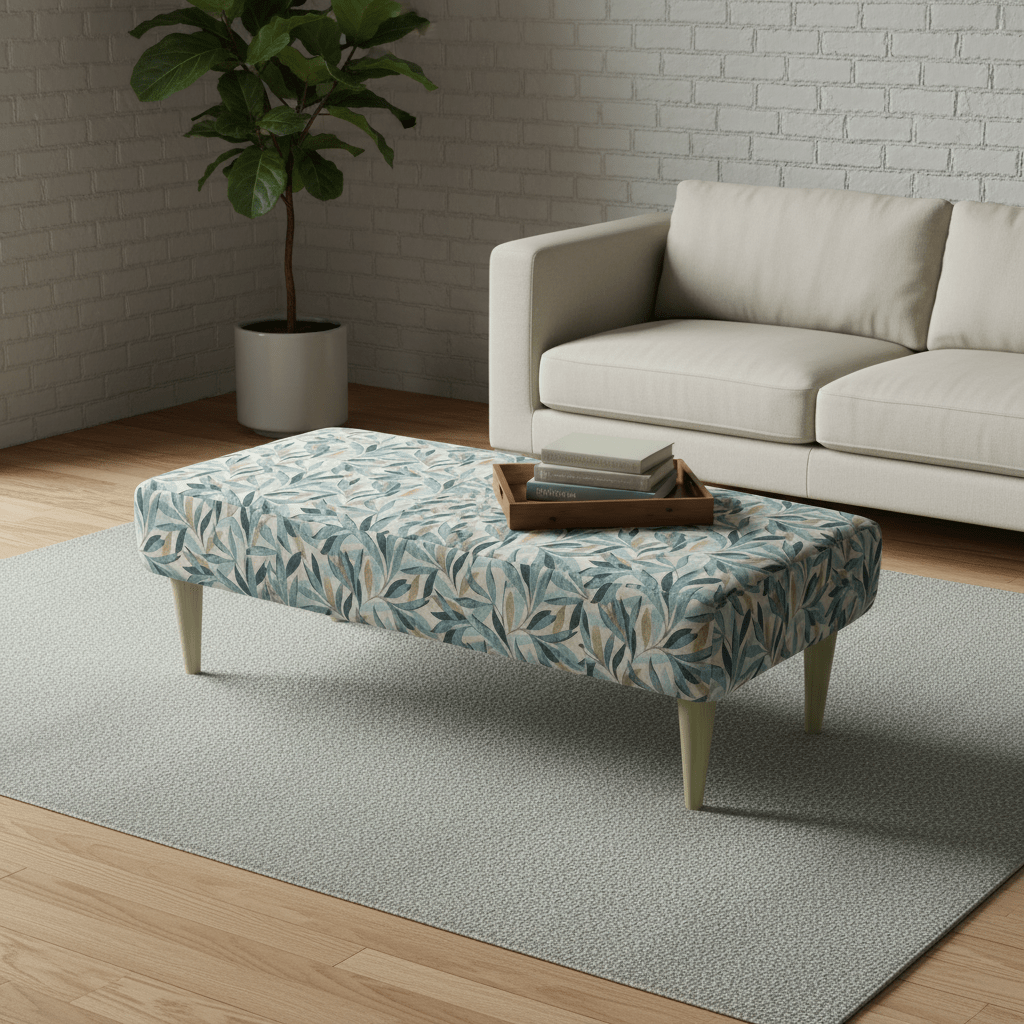 Handcrafted UK Seating Bench – Durable Upholstered Designer Bench for Living Room - ISTOOLS