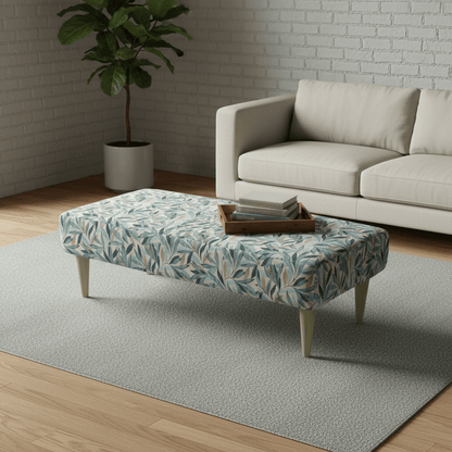 Handcrafted UK Seating Bench – Durable Upholstered Designer Bench for Living Room - ISTOOLS
