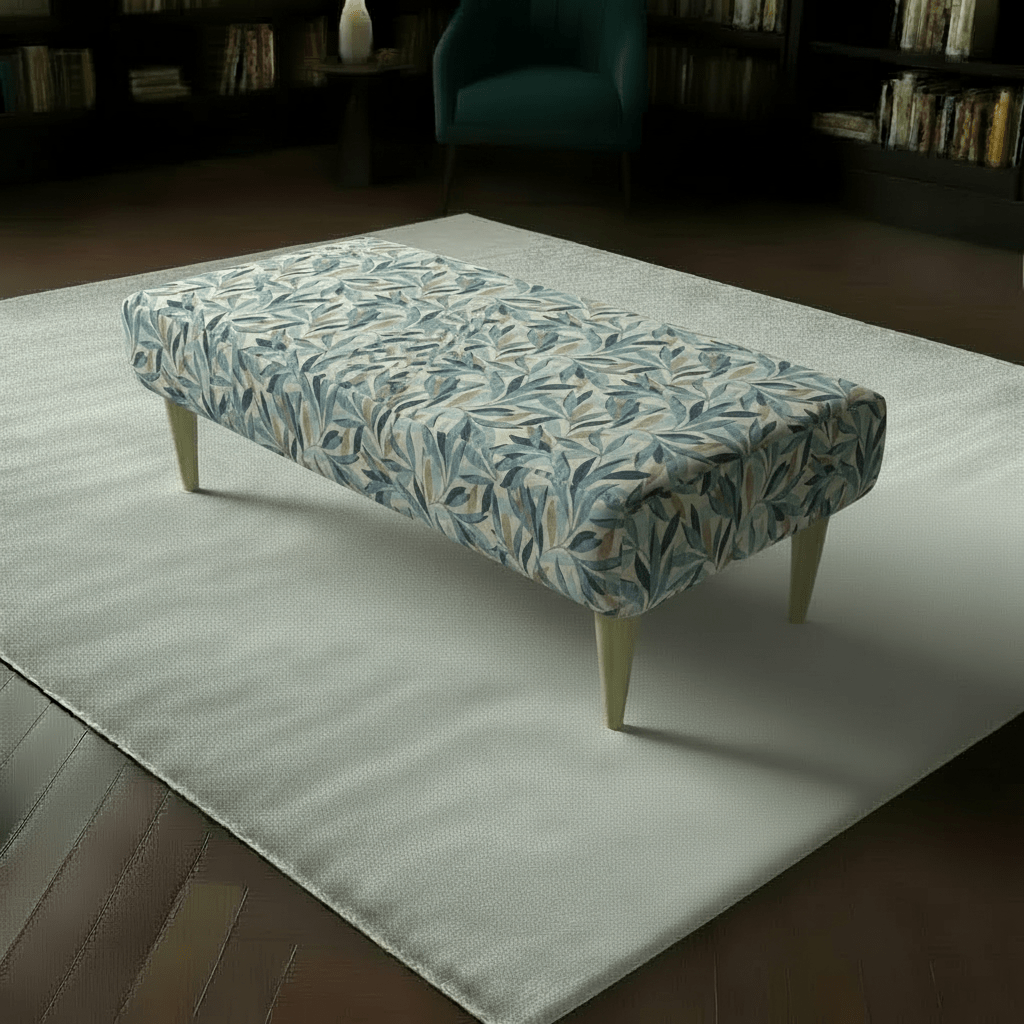 Handcrafted UK Seating Bench – Durable Upholstered Designer Bench for Living Room - ISTOOLS