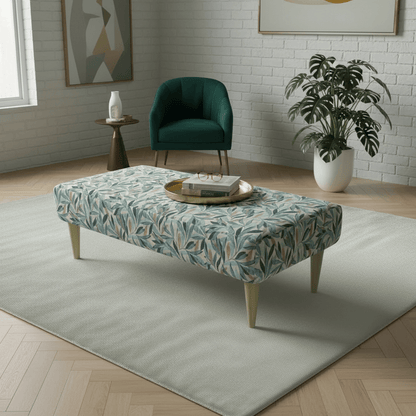 Handcrafted UK Seating Bench – Durable Upholstered Designer Bench for Living Room - ISTOOLS