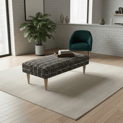 Handmade Intricate Stitched Ottoman Seating – Premium Storage Bench & Coffee Table - ISTOOLS