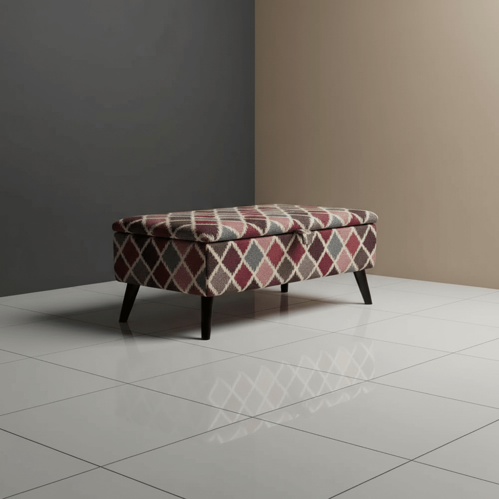 Handmade Rectangular Window Seat Bench – Multi - Purpose Footstool & Storage Seat - ISTOOLS