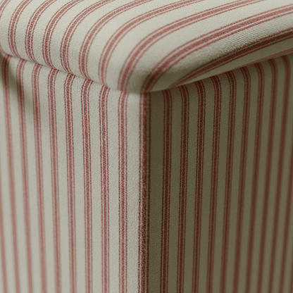 Heavy Duty Square Footstool with Storage – Strong Handcrafted Ottoman | istools - ISTOOLS