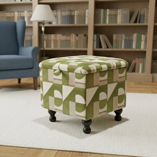 High-Density Foam Storage Ottoman – Superior Comfort & Designer Seating - ISTOOLS