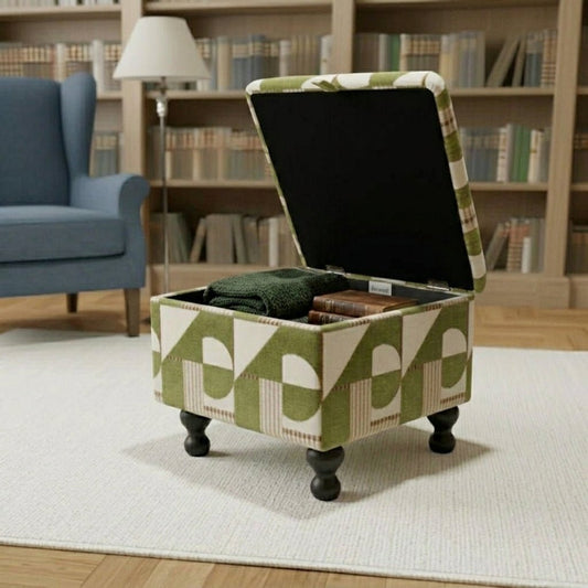 High-Density Foam Storage Ottoman – Superior Comfort & Designer Seating - ISTOOLS