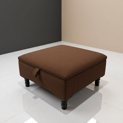 HIGH END BESPOKE STORAGE BENCH SQUARE FABRIC FOOTSTOOL - ISTOOLS