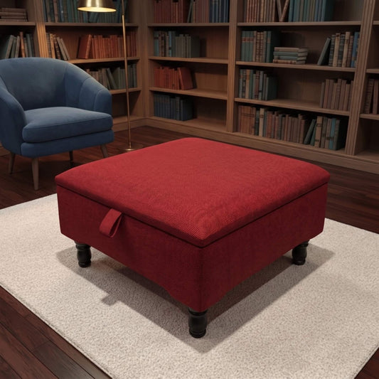 HIGH END SQUARE STORAGE OTTOMAN LIVING ROOM FURNITURE - ISTOOLS