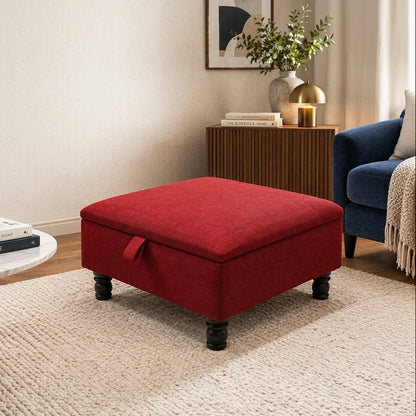 HIGH END SQUARE STORAGE OTTOMAN LIVING ROOM FURNITURE - ISTOOLS