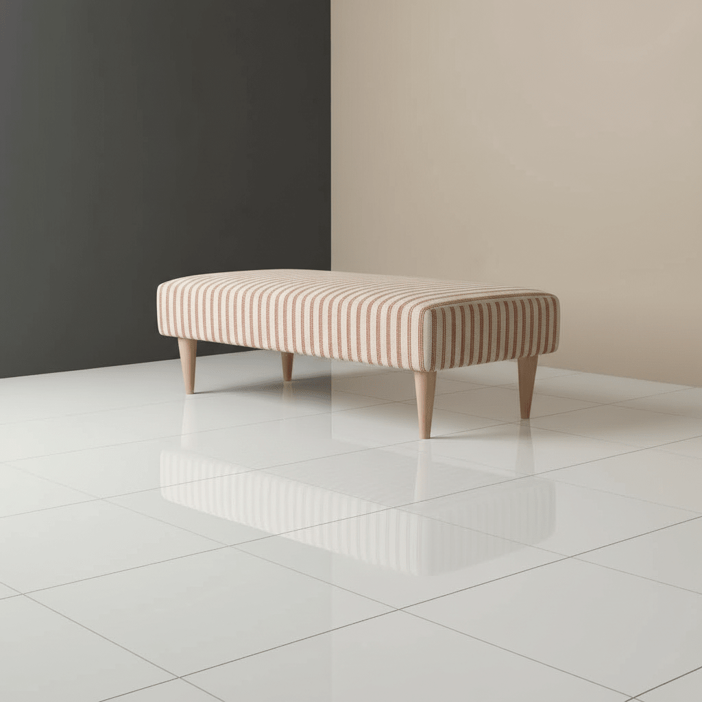 High - End Upholstered Bed End Bench with Patterned Lid – Multi - Functional Storage & Seating - ISTOOLS