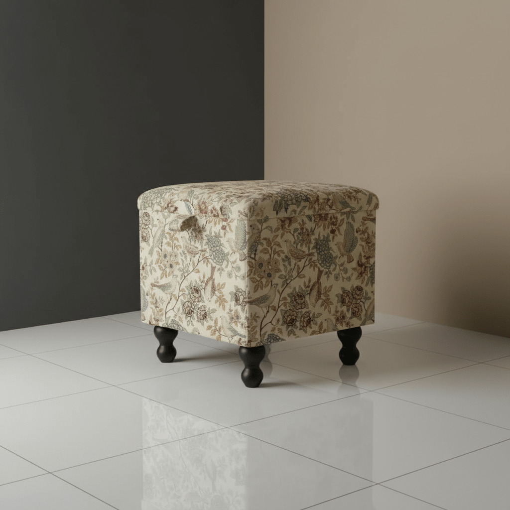 iLiv Heritage Small Storage Ottoman – Multi - Purpose Coffee Table & Footstool - ISTOOLS